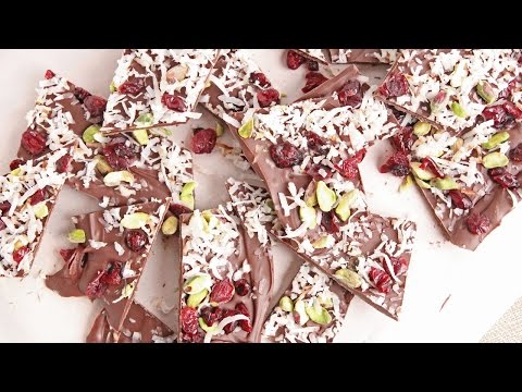 Holiday Bark Recipe - Laura Vitale - Laura in the Kitchen Episode 998 - UCNbngWUqL2eqRw12yAwcICg