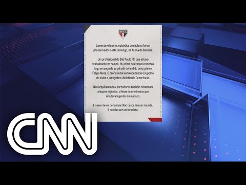 São Paulo denuncia ataques racistas contra funcionário do clube | CNN DOMINGO