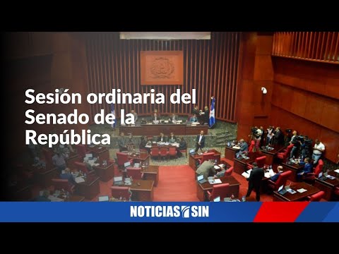 #ENVIVO Sesión ordinaria del Senado de la República