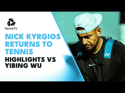 Nick Kyrgios Returns To Tennis vs Yibing Wu | Stuttgart 2023 Highlights