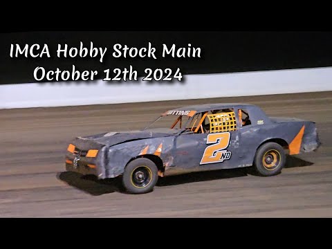 IMCA Hobby Stock Main At Central Arizona Raceway 10-12-24 - dirt track racing video image