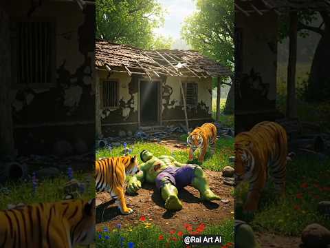 all superheroes injured in tiger attack² 💔😭| #hulk #ytshorts #trendingshorts #shorts
