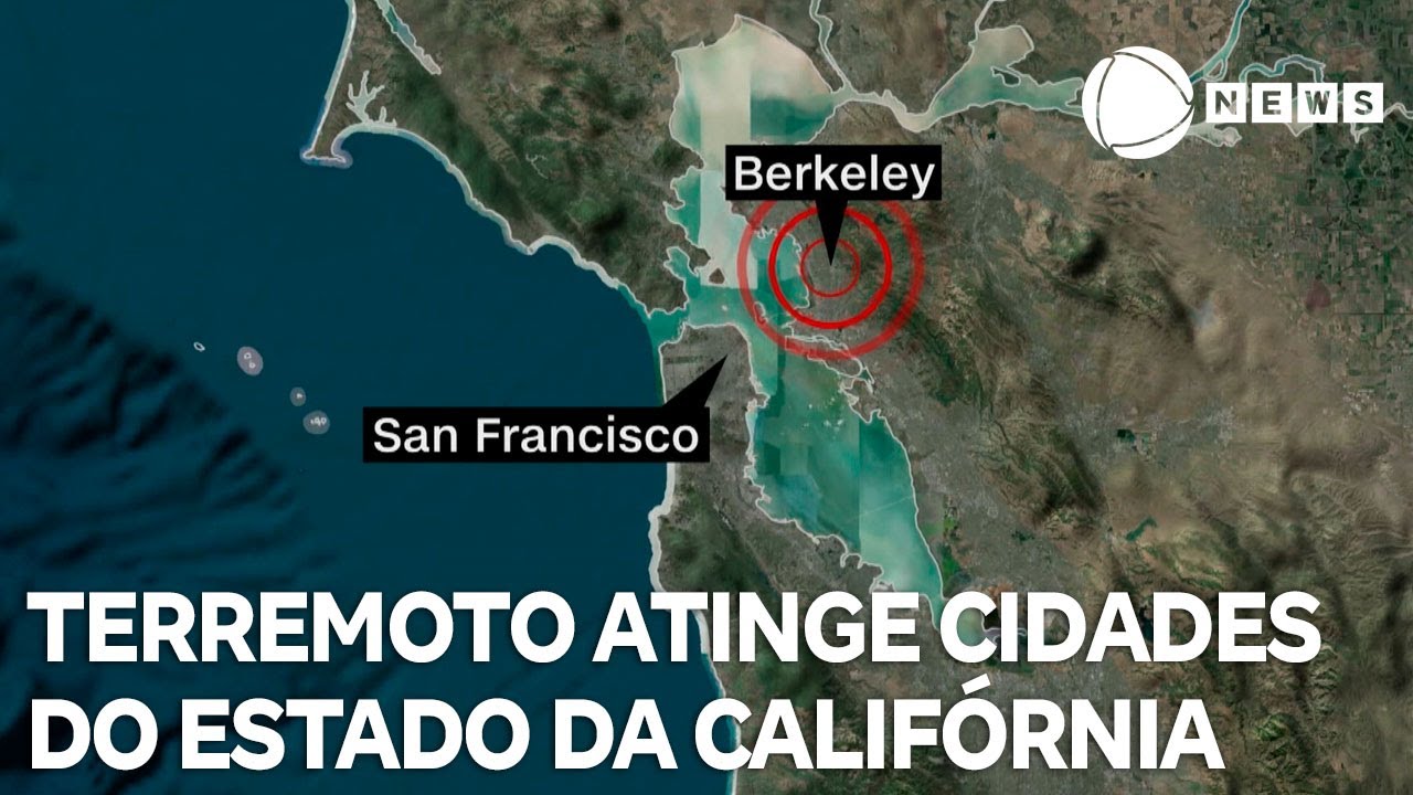 Terremoto atinge cidades do estado americano da Califórnia