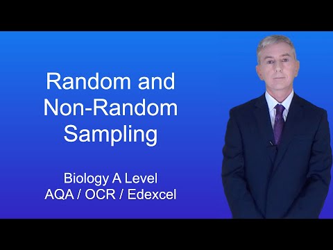 A Level Biology Revision “Random and Non-Random Sampling”