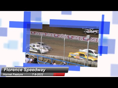 Florence Speedway - Hornet Feature - 7/9/2022 - dirt track racing video image