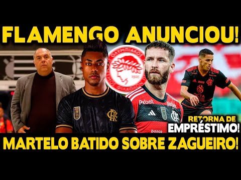 FLAMENGO FAZ ANÚNCIO OFICIAL! FUTURO DE LÉO PEREIRA! ATLETA VOLTA DE EMPRÉSTIMO E VIRA OPÇÃO!