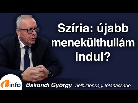 Szíria: újabb menekülthullám indul? Bakondi György, Inforádió, Aréna