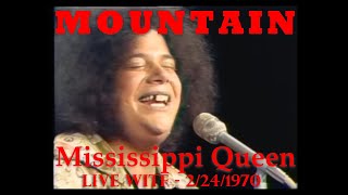MOUNTAIN - Mississippi Queen (Live on "The Show" 02-24-1970) - * RARE * remastered audio
