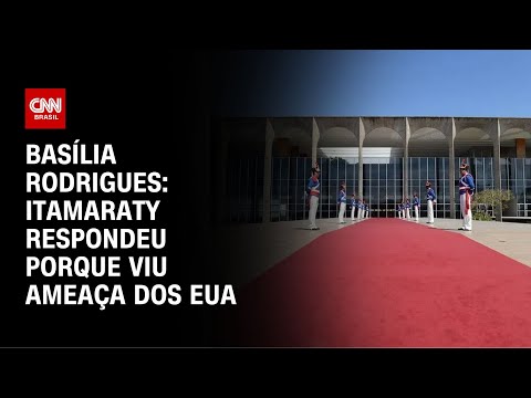 ​Basília Rodrigues: Itamaraty respondeu porque viu ameaça dos EUA | LIVE CNN