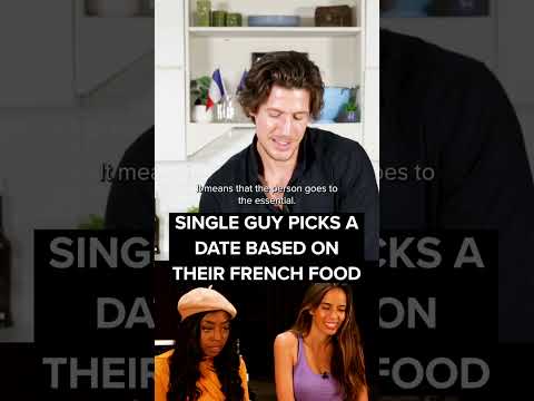 Single Guy Picks A Date Based On Their French Food Part 3 #shorts