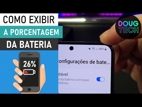 Como Exibir/Esconder a % da BATERIA no Samsung Galaxy