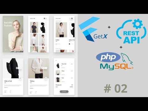 Flutter GetX Clothing Fashion Store App | PHP MySQL Backend Project | Full Stack Developer Course