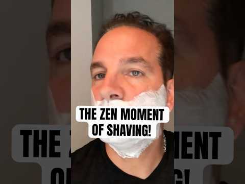 THE ZEN MOMENT OF SHAVING! #zen #shaving #cream #brush #mensgrooming #lather #skincare