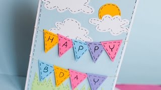 How to Make - Greeting Birthday Card - Step by Step | Kartka Na Urodziny