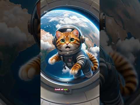 what if cats become an astronaut? #animals #ai #history #animalstories #artificialintelligence