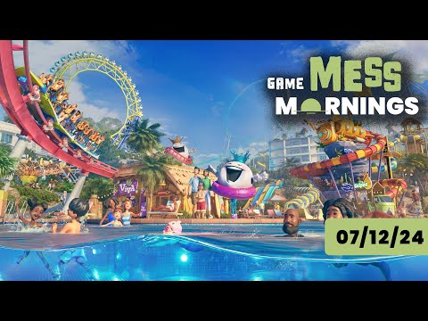 Build Water Parks in Planet Coaster 2! | Game Mess Mornings 07/12/24