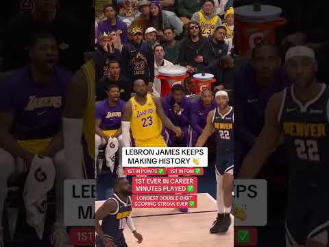 LeBron is cementing himself all over the record books 👏