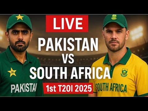 PAK vs SA 1st T20I LIVE 🔥 | Pakistan vs South Africa 2025 | Live Ball-by-Ball Score & Match Updates