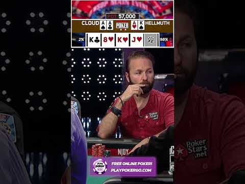 New Video from PokerGO: Phil Hellmuth CRACKS ACES!
