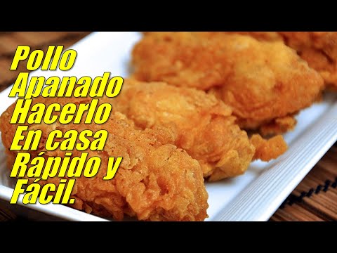 POLLO APANADO COMO SE HACE RAPIDO Y FACIL EN CASA