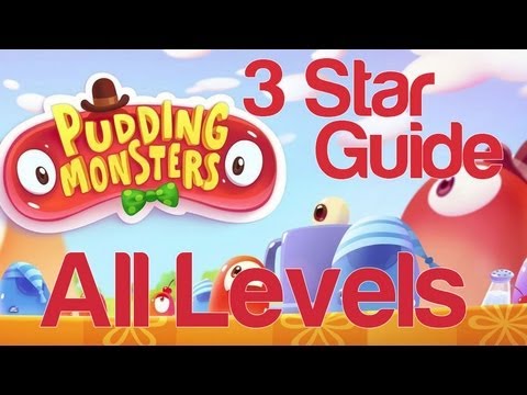 Pudding Monsters All Levels 3 Star Walkthrough Guide Tutorial Worlds 1, 2, 3 Bonus Levels - UCCiKcMwWJUSIS_WVpycqOPg
