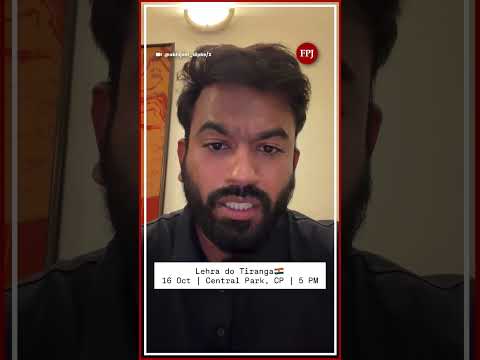 Abhijeet Dipke Announces ‘Lehra Do Tiranga’ Event At Delhi’s <strong>Central</strong> <strong>Park</strong> On October 16