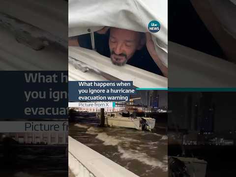 What happens when you ignore a hurricane evacuation warning #itvnews