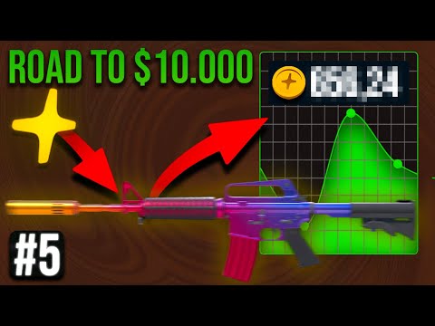 I Unboxed A FN M4A1-S FADE on RAINGG (Road To $10,000)