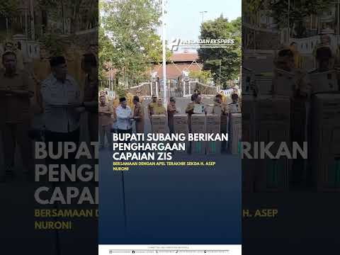 Apel Terakhir Sekda Subang, Berikah Penghargaan Capaian ZIS #shorts #subang #viral