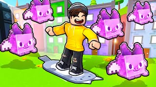 I made a team of DARK MATTER PIXEL DEMONS in Pet Simulator X!