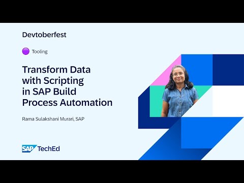 🟣 Transform Data with JavaScript in SAP Build Process Automation