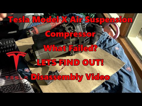 Tesla Air Suspension Compressor Failure & Teardown 1027911-00-H