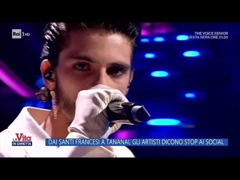 Dai Santi Francesi a Tananai, gli artisti dicono stop ai social - La Vita in diretta - 15/03/2024