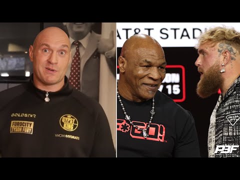 “PEOPLE ARE JUST JEALOUS!” – TYSON FURY BRUTALLY HONEST ON JAKE PAUL VS MIKE TYSON