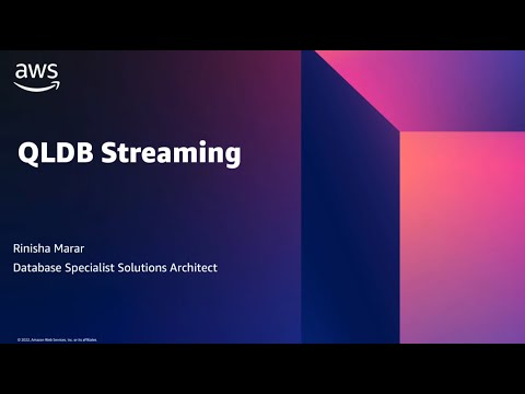 QLDB to Aurora Streaming | Amazon Web Services