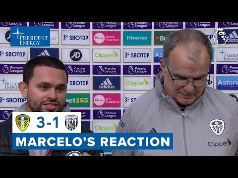 “It was a special game” | Marcelo Bielsa reaction | Leeds United 3-1 West Brom | Premier League