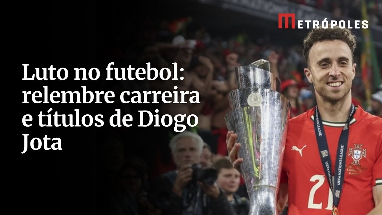Luto no futebol relembre carreira e títulos de Diogo Jota