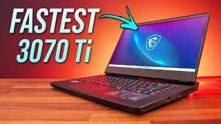 Vido-Test : The FASTEST RTX 3070 Ti Gaming Laptop! MSI GP66 (2022) Review