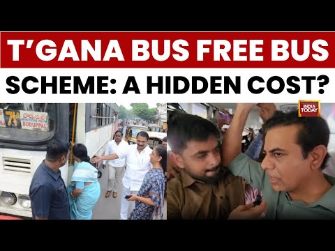 Telangana's 'Free Bus' Scheme Backfires? Fare Hike For Men, Children Sparks Political Row