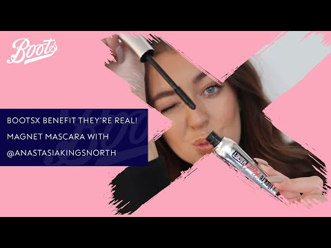boots.com & Boots Voucher Code video: Make-up Tutorial | Benefit They’re Real! Magnet Mascara with @Anastasia Kingsnorth | BootsX