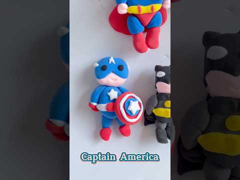 I made Captain America from clay #captainamerica #avengers #marvelstudios #marvel