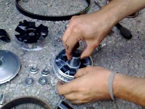 montage vario Malossi (ancienne référence !) SYM GTS 125