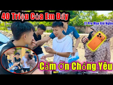 Hoàng Em Cùng Hiếu Khểnh Chi Số Tiền Cực Khủng Mua Điện Thoại iphone 17 ProMax Tặng Vợ Sau Khi Cưới