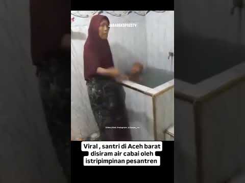 Santri di Aceh Barat Alami Cedera Diduga Setelah Disiram Air Cabai