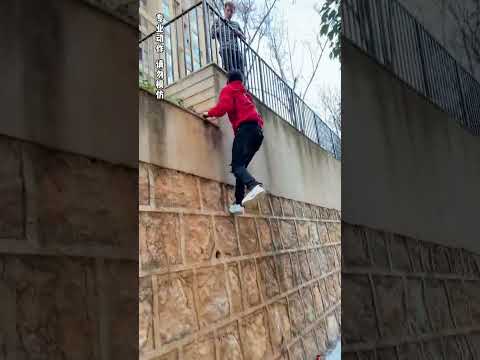 Since I never had such a request, I would meet his demands. #parkour #challenge #funny