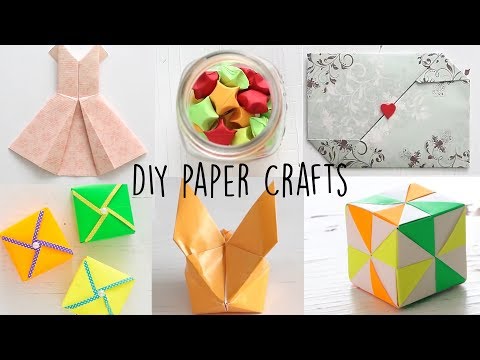 WATCH #Arts | 6 Easy Paper Craft | Paper Folding Creative Techniques | DIY Tutorial 4 All #Kids #Special