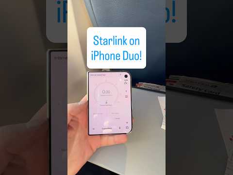 Starlink on iPhone Duo!