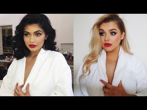 Kylie Jenner Inspired Red Lip GLAM Tutorial! | Rachel Leary - UC-Um2u0Agv8Q-OhjO6FZk1g