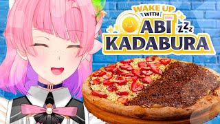Making Brazilian DESSERT PIZZA?! | Wake Up with Abi【V4Mirai | Abi Kada