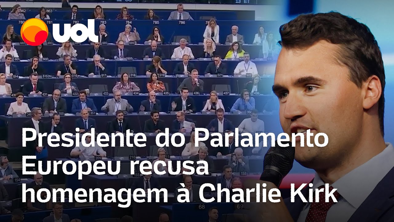 Parlamento Europeu nega minuto de silêncio a Charlie Kirk e conservadores protestam veja vídeo